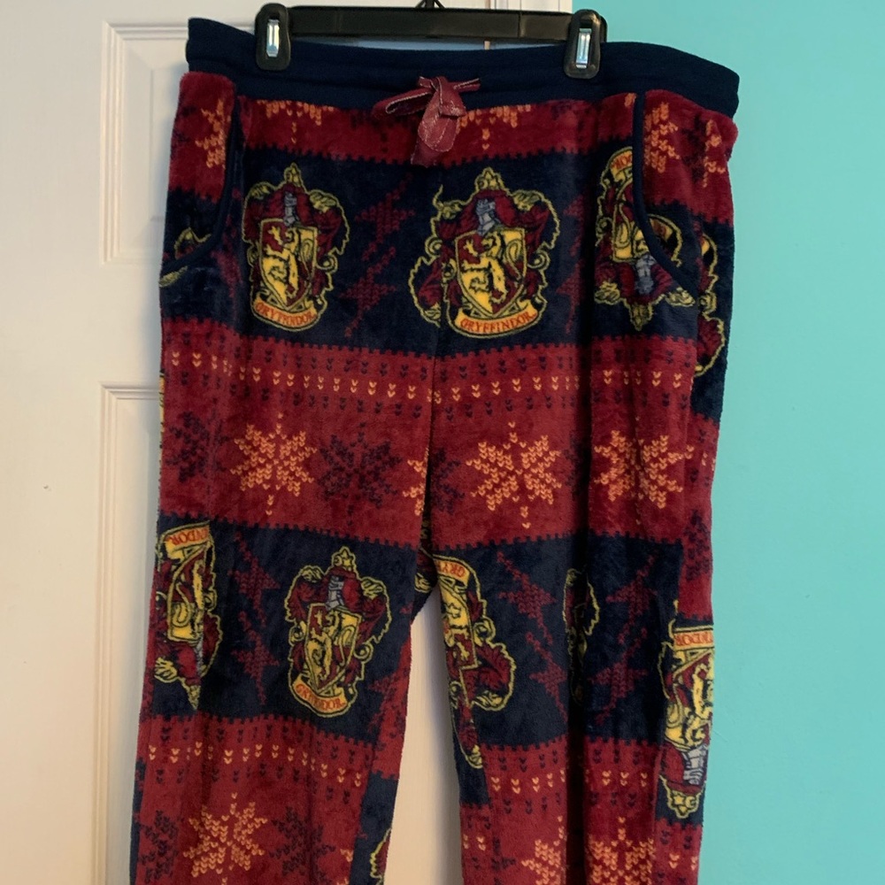 harry potter fuzzy pants XL